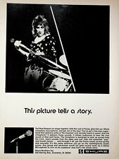 1974 Rod Stewart Faces Shure Unisphere Microphone - Vintage Ad picture