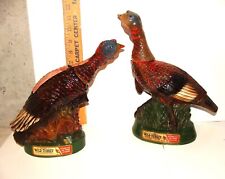 2 Limited Edition AUSTIN NICHOLS WILD TURKEY decanters #6 STRIDING #7 TAKING OFF picture