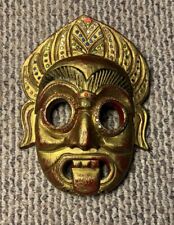 Vintage Hand Carved Thailand Mask. picture