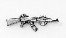 AK-47 Lapel Pin  Automatic Rifle Gun 308 Hat Cap Jacket Bag Military Weapon picture