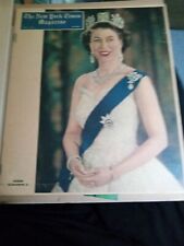 The New York Times Magazine Section 6. May 31, 1953. Queen Elizabeth II picture