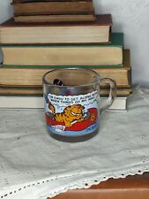 Vintage 1978 McDonald’s Garfield Glass Mug Coffee Cup Jim Davis Characters  picture