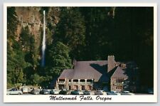 Multnomah Falls Oregon Chrome Postcard picture
