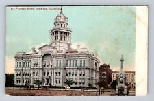 Stockton CA- California, Court House, Antique, Vintage Postcard picture