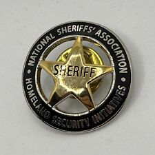 National Sheriffs Association Law Security Initiative Enamel Lapel Hat Pin picture