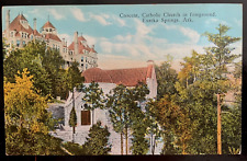 Vintage Postcard 1913 Crescent Hotel & Church, Eureka Springs, Arkansas (AR) picture