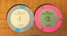 $1 AND $2 CASINO CHIPS FROM THE NEW DURANGO CASINO LAS VEGAS, NV. picture