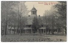 Lima, New York,  Vintage Postcard General View of Seminary, 1919 picture