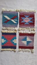 Set of 4 Small Navajo Weaving Rugs  picture