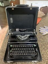 Antique Rare 1930’s Underwood Champion Portable Typewriter w/ Original Hard Case picture