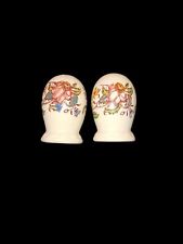 Mary Flower Salt & Pepper Shakers vintage USA picture