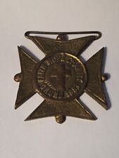 FAITH HOPE AND CHARITY DRGND 1883 CATHOLIC ORDER OF FORESTERS BRASS MEDAL  picture