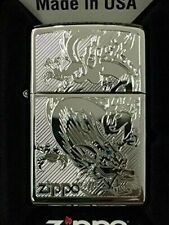 Zippo Dragon High Polished Chrome Lighter Made in USA picture