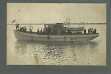 Cape May NEW JERSEY c1910s ADVERTISING Ship FERRY BOAT Irma B? Captain Buck  picture