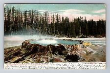 Yellowstone WY-Wyoming Yellowstone Park Punch Bowl Spring c1905 Vintage Postcard picture