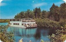 Soo Junction Michigan~River Boat Tahquamenon~Upper Peninsula~1910 Postcard picture