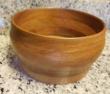 Beautiful Vintage Wooden Bowl,  6-1/2” D x 3-3/4