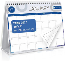 Desk Calendar 2024, from Jan.2024 to Jun 2025,10
