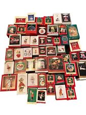 Hallmark Keepsake Lot Of 50 Ornaments 70s 80s 90s 2000s Christmas Assorted picture