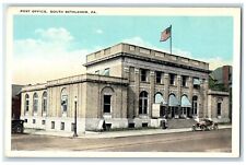 c1930's Post Office Building Car Street View Bethlehem Pennsylvania PA Postcard picture