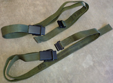 (1) Pair of USGI Cargo Straps LC1 OD Nylon Gas Can Strap ALICE Pack Strap picture