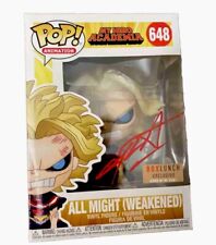 Funko Pop MHA: All Might Weakened #648 GITD Edition BoxLunch SIGNED Chris Sabat picture