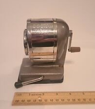 Vintage Boston Vacum Mount Manual Pencil Sharpener with Adj 8 Pencil Size Feed picture