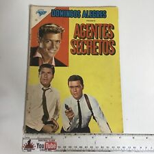 1961 SPANISH COMICS DOMINGOS ALEGRES #394 AGENTES SECRETOS NOVARO SEA MEXICO picture