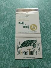 Vintage Matchbook Cover Y8 Collectible Ephemera Beachwood Ohio green turtle picture