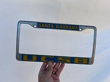 1980s University of California Santa Barbara Vintage License Plate Frame picture