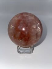 HQ red fire quartz crystal sphere Hematite Rainbows Mineral Healing Witchcraft picture