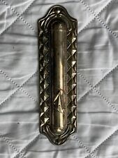 Vintage 925 Sterling Silver Filigree Mezuzah Case Israel Collectible Jewish Gift picture