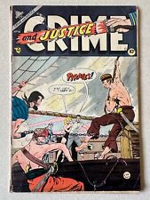 Crime and Justice #16 1953 1.5 FR/GD Pre-Code War Action Adventure EC Comics picture