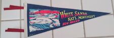 White Sands National Monument Vintage Pennant New Mexico  picture