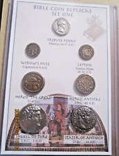 7 Bible Coin Replicas  set #1- can be used as an Educational Resource picture