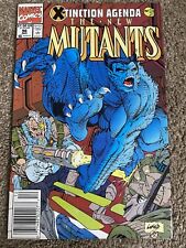 New Mutants #96 - Newsstand (Marvel 1990)- “Extinction Agenda Pt. 5”- Fine+ picture