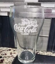 Vintage Enjoy Coca-Cola Classic Bell Shaped Clear Fountain Glass/ Classic Retro picture