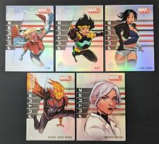 Future Watch Heroes COMPLETE SET 2019-20 Marvel Annual FWH1-FWH5 5 Card UD picture