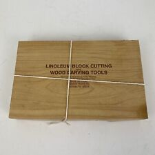 LINOLEUM BLOCK CUTTING & WOOD CARVING TOOLS  Made in the USA Hand Forged picture