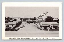 Postcard Mt. Vernon Motel & Restaurant Haines City Florida Scenic Route Miami picture