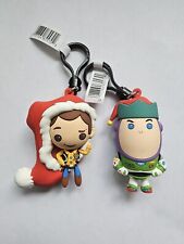 DISNEY 100 CHRISTMAS HOLIDAY FIGURAL BAG CLIP ORNAMENT RARE BUZZ & WOODY SET picture
