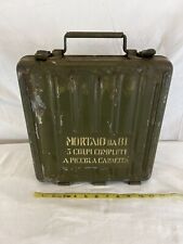 WW2 Italian Army Mortar Case 81 mm M-35 With Tubes picture
