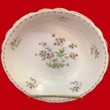 ROYAL TUSCAN BOWL RAISED FLORAL PATTERN TUSCAN CHINA ENGLAND ANTIQUE GOLD ACCENT picture