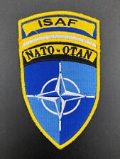 ISAF NATO-OTAN Military Theatre Made Patch OIF OEF picture