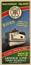 Mackinac Island MI Arnold Transit Co Tour  Brochure  Advertising Souvenir picture