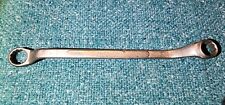 Rare Vintage Long C CRAFTSMAN 11/16” x 5/8” 12-Point Offset Box End Wrench USA picture
