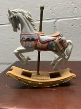 homco porcelain carousel rocking horse 7.5