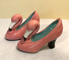 Pelzman's Design Vandor Pink Flamingo High Heel Shoe Salt & Pepper Shaker Set picture