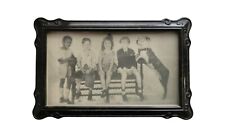1930s Our Gang Promo Photo w/ Original Marbled Plastic Frame Little Rascals Rare picture