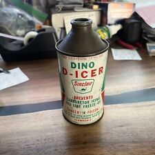 Original Sinclair 12oz Dino D-Icer Metal Can Oil Can Cone Top Rare Graphic #2 picture